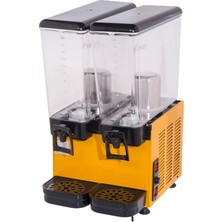 Şerbetmatik Çiftli 20+20 Lt Fıskiyeli Soğutuculu Şerbet Makinesi