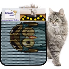 Gravel Kedi Kumu Paspası Yeni Sezon 45 x 60 cm NRSZN0081