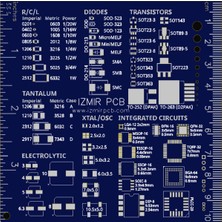 Erkar Pcb Baskı Devre Kartı Tasarımı Referans ve Ölçüm Cetveli 10 cm