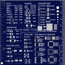 Erkar Pcb Baskı Devre Kartı Tasarımı Referans ve Ölçüm Cetveli 10 cm