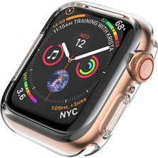 Bagies Apple Watch 2 - 3 - 4 - 5 - Se - 6 Uyumlu 40 mm Şeffaf Ekran Koruyucu Kasa