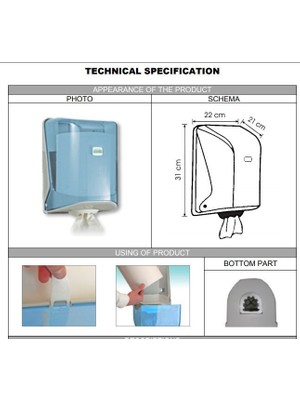 Vialli OG2M Maxi Feedpoint Içten Çekmeli Kağıt Havlu Dispenseri Metalik