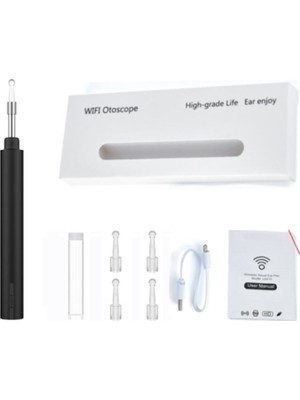 Profisher Wifi Kulak Kamera3.9mm Ayarlı Oral Muayene LED Işık 3000W 1080P