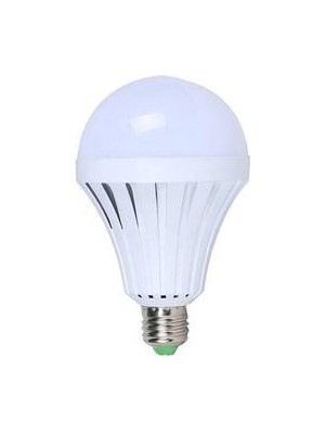 Özentek Şarj Edilebilir LED Ampul 9WATT Beyaz Işık Şarjlı Ampul