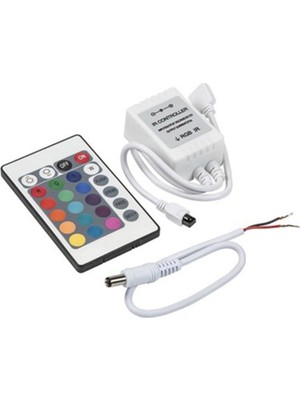 Özentek Mutfak Dolabı Için Rgb 2mtr Adaptör & Kumanda Şerit LED Hazır Set