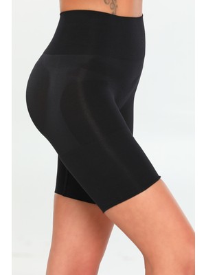 Form Angel Toparlayıcı Kadın Mini Şort Korse Siyah