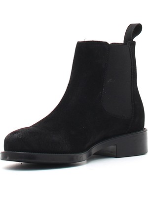 Frau Siyah Kadın Bot 98A3 Frau Beatles Suede Black