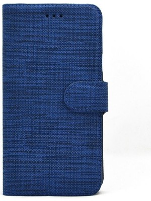 Case Street General Mobile Gm 21 Kılıf Standlı Kartvizitli Exclusive Spor Cüzdan Lacivert