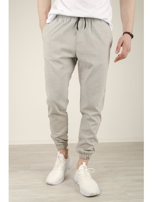 Oksit Wendy Paçası ve Beli  Lastikli Erkek Jogger Pantolon