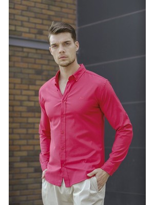 Oksit Abram Oxford Extra Slim Fit Erkek Gömlek