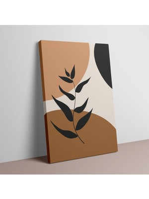 Hobimania Kanvas Tablo Kanvas Tablo 3'lü Set Soft Renkli Yapraklar Modern Tuval Dekorasyon Moda Tablo 50X70 cm
