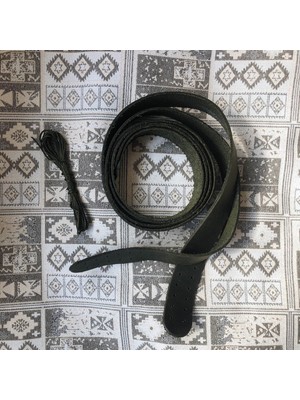 Alfa Tasarım Atölyesi Deri Dikilebilir Çanta Sapı (Çift)