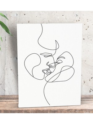 Bk Gift Yatak Odası Konseptli Dekoratif Mini Kanvas Tablo