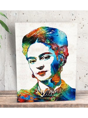 Bk Gift Frida Kahlo Tasarımlı Dekoratif Mini Kanvas Tablo