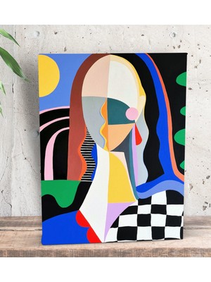 Bk Gift Dear Mona Tasarımlı Dekoratif Mini Kanvas Tablo