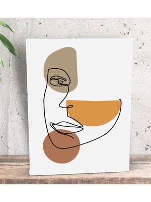 Bk Gift Color And Human Tasarımlı Dekoratif Mini Kanvas Tablo