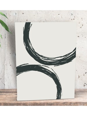 Bk Gift Minimalist Art Tasarımlı Dekoratif Mini Kanvas Tablo