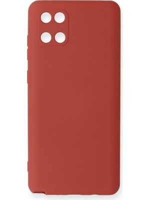 Zipax Samsung Galaxy A81 / Note 10 Lite Kılıf Nano Içi Kadife  Silikon - Kiremit