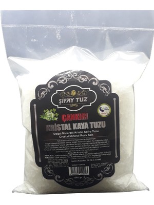Şifay %100 Çankırı Kristal Granül Tuz 1 kg