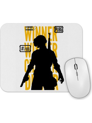 Baskı Dükkanı Masculina Branca Pubg Mouse Pad