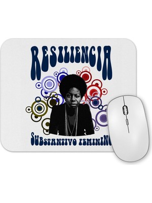 Baskı Dükkanı Resiliencia  Nina Simone Mouse Pad