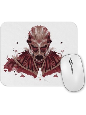 Baskı Dükkanı Attack On Titan Ink On Titan Mouse Pad