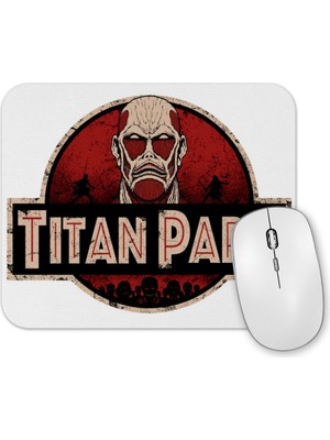 Baskı Dükkanı Attack On Titan Titan  Park Mouse Pad