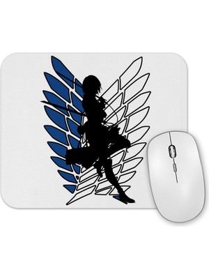 Baskı Dükkanı Attack On Titan  Mikasa Mouse Pad