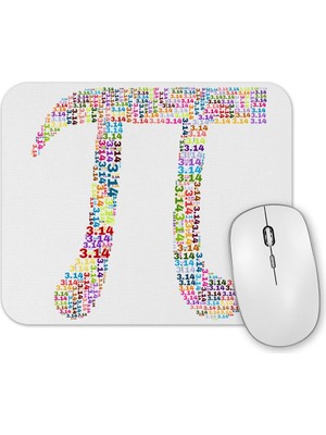 Baskı Dükkanı Pi Sayisi  Mathematica Matematik Özel Tasarim Pi Günü Mouse Pad