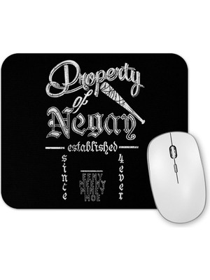 Baskı Dükkanı The Walking Dead Property Of Negan Mouse Pad
