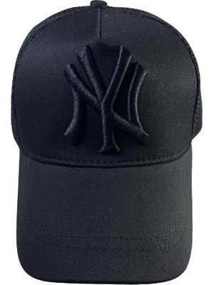 Moda Kızı Ny Cap Yankees Siyah Fileli Unisex Şapka