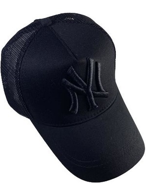 Moda Kızı Ny Cap Yankees Siyah Fileli Unisex Şapka