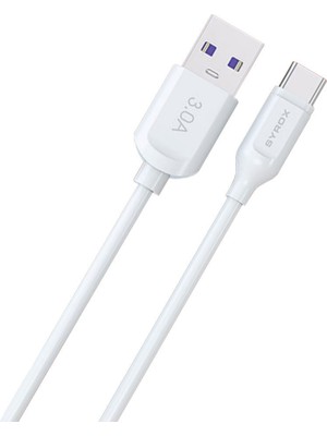Syrox 3.0A 18W Type-C Hızlı Şarj & Data Kablosu 2m C111 - Aynı Gün Kargo - Umut Bilişim Tekonoloji -