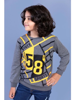 Toontoy Kids Toontoy Erkek Çocuk Baskılı Sweatshirt