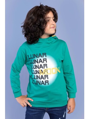 Toontoy Kids Toontoy Erkek Çocuk Kapüşonlu Baskılı Sweatshirt