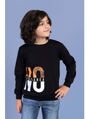 Toontoy Kids Toontoy Erkek Çocuk  Baskılı Sweatshirt