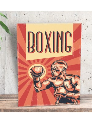 Bk Gift Boxing Tasarımlı Dekoratif Mini Kanvas Tablo 15 x 20 Cm-1