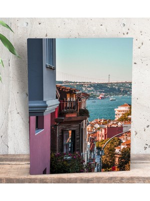Bk Gift Istanbul Tasarımlı Dekoratif Mini Kanvas Tablo 15 x 20 Cm-3