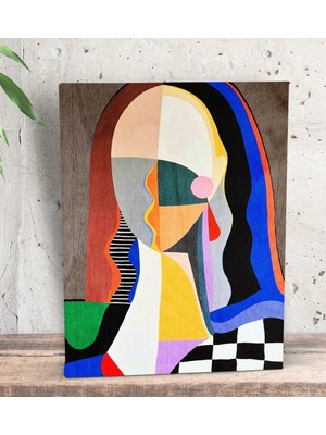 Bk Gift Dear Mona Tasarımlı Dekoratif Mini Kanvas Tablo 15 x 20 Cm-1