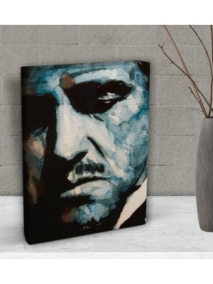 Bk Gift The Godfather Tasarımlı Dekoratif Mini Kanvas Tablo 15 x 20 Cm-1