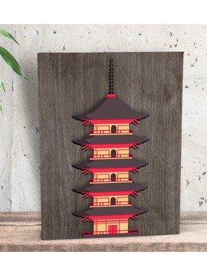 Bk Gift Minka Evi Tasarımlı Dekoratif Mini Kanvas Tablo 15 x 20 Cm-1