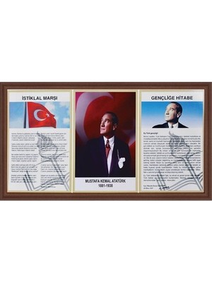 Inter INT-750-5L 50X100 Lamine Atatürk Çerçevesi