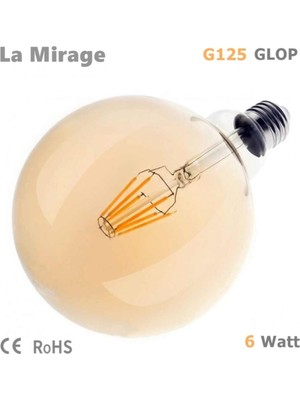 Ucuz Geldi Led Ampul G125 Glop Ampul Lambam Rustik Ampul 4 Watt E27 Duy Gün Işığı