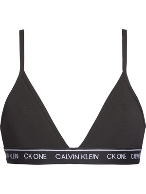 Calvin Klein Kadın Üçgen Siyah Bralet