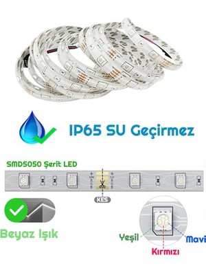 Exeo Wifi Rgb 3 Çipli Şerit LED Işık Silikonlu Su Geçirmez 10 M