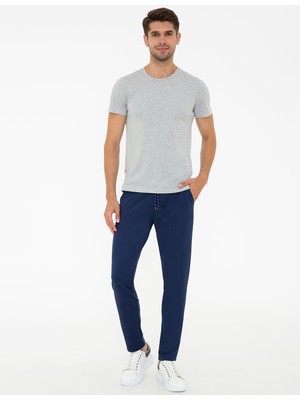 Pierre Cardin Erkek Lacivert Slim Fit Eşofman Altı 50243993-VR033