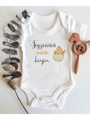 Limon Teyzesinin Minik Kuşu Kısa Kol Organik Bebek Body