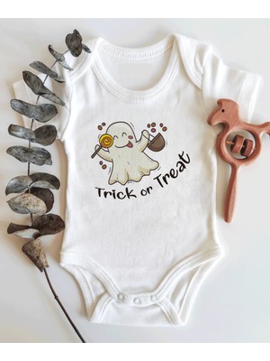 Limon Trick Or Treat Kısa Kol Organik Bebek Body
