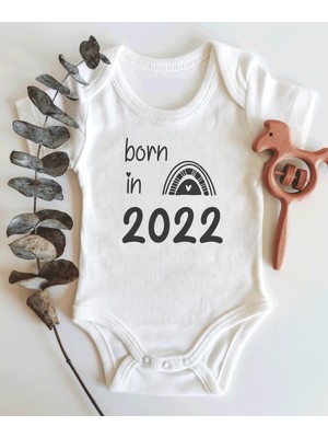Limon Born In 2022 Kısa Kol Organik Bebek Body