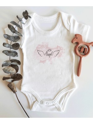 Limon Angel Kısa Kol Organik Bebek Body